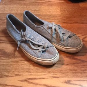 Grey Sparkle Keds Sneakers